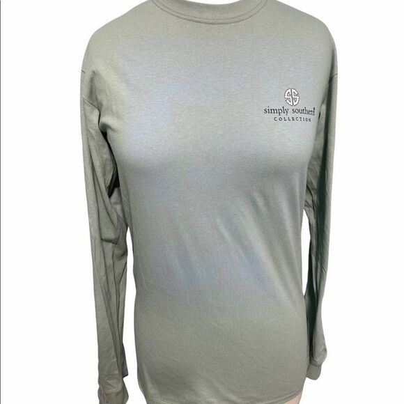 Simply Southern West Virginia T-Shirt Small Green - Picture 7 of 12